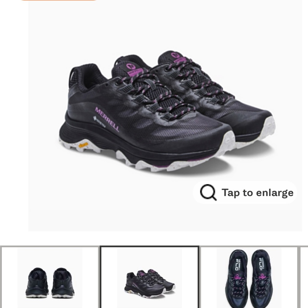 NIB Merrell Women’s Moab Speed Gore-Tex Black Size 7